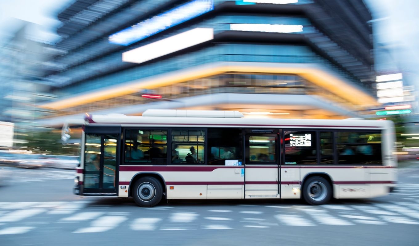 Traveling Around Japan City Bus