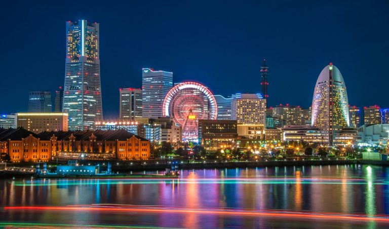 Yokohama Bay At Night